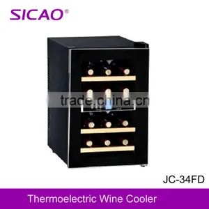 Newest Design 34litre Wood Shelf Dual Zone Bar Beer Cooler thumbnail-2
