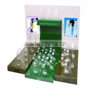 Luxury Acrylic Watch Display / Acrylic Wrist Watch Display Case Counter thumbnail-3