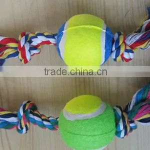 QQ Petoy Factory Hot Products Dog Rope Tug Toy Dog Toy Rope Ball thumbnail-6