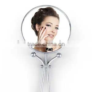 High Quality Makeup Mirror With Handle / Folding Comestic Mirror / Princess Mirror thumbnail-1