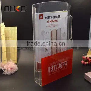 Desktop A4 Paper Clear Acrylic Brochure Holder thumbnail-1