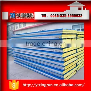China Factory Rock Wool Sandwich Panel for Building thumbnail-1