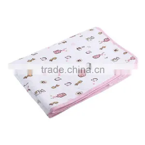 Cartoon Printed Cotton Terry Waterproof Diaper / Custom Urinal Mats thumbnail-6