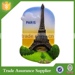 Custom Tourist 3d Souvenir France Resin Fridge Magnet thumbnail-2