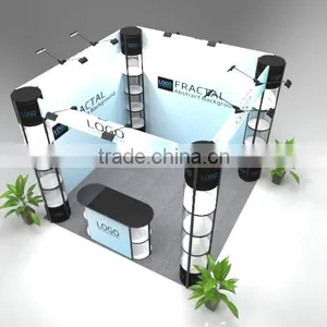 Custom Trade Show Portable Aluminium 10'*10'ft Exhibition Booth thumbnail-1