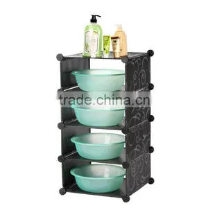 2015 Hot Sale Bathroom Corner Cabinet thumbnail-1