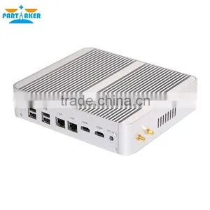Partaker B3 Business 2 Ethernet Mini PC Fanless Linux Embedded Computer With Intel Core I5 4258u 5200u 5250u Processor thumbnail-1