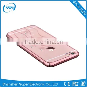 360 Degree Full Protective Case for IPhone 6/6 Plus Electroplating Crystal Dimond Hard PC Back Cover thumbnail-4