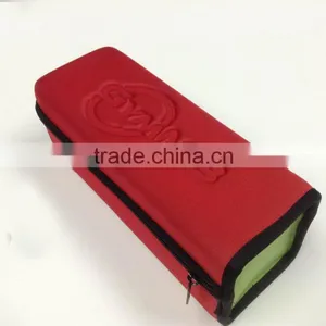 GC---Providing Low Cost Red Fabric Unique Design New Eva Carrying Wine Bag thumbnail-2