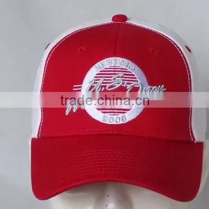 Spandex Cotton and Mesh Flex Fitted Cap With Embroidery thumbnail-2