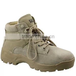 Tactical Police Ankle Boots Leather Boots for Men Army Boots Jogger Shoes thumbnail-1