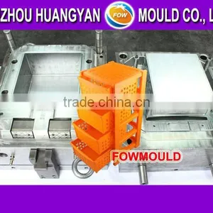OEM Custom Injection Plastic Drawer Storage Box Mould thumbnail-1