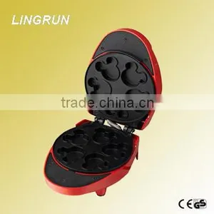 650W Bear Shaped Waffle Maker Animal Shaped Waffle Maker Baby Cakes Maker thumbnail-1