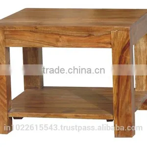 End Table Sheesham Wood,Industrial Table thumbnail-1