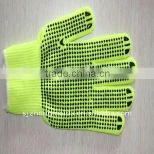 Seamless Cotton Knited PVC Dotted Hand Gloves thumbnail-1