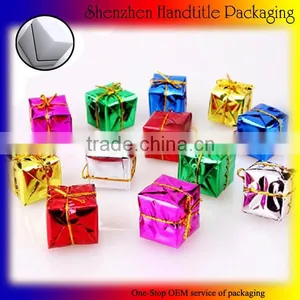 Decorative Packaging Christmas Paper Gift Box With Ribbon thumbnail-1