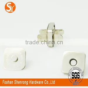 Chinese Furnitures High Quality Nickel Square Magnetic Button thumbnail-1