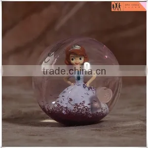 OEM Made Princess Girl Glittery Rubber Bouncy Ball Toys,custom Glittery Bouncy Ball Toys,custom OEM Toys Ball Manufacturer thumbnail-1