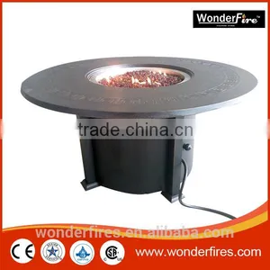 54"x 54" Round Conversational Patio Seating With Fire Table thumbnail-1