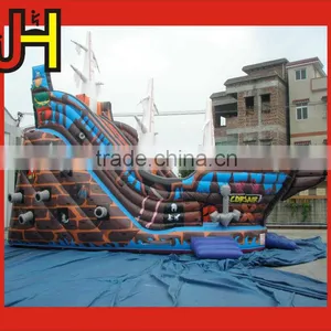 OEM Factory Service Pirate Ship Inflatable Slide With Bouncer For Outdoor Rental thumbnail-1