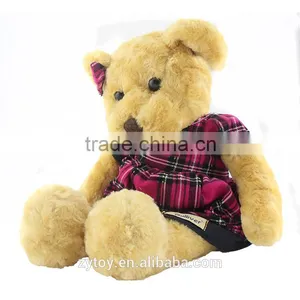 Promotion Wholesale Pale Yellow Plush Girl Bear Toys thumbnail-3