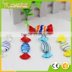 MURANO Style Blown Glass Crystal CANDY Ornaments Boxed Art Deco thumbnail-1
