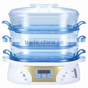 Keep Warm Plastic Electrical Food Steamer/steam Cooker thumbnail-1