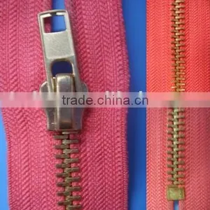 No.8 Brass Zipper Close End With Polyester Tape thumbnail-1