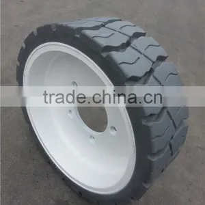 Hydraulic Scissor Car Lift Used Solid Tyre Wheels 12x4.5 15x5 12.5x4.5 thumbnail-4