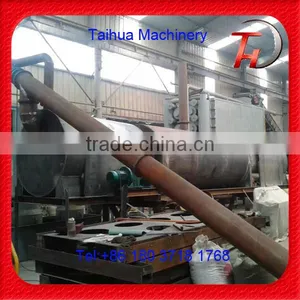 Diameter 0.8M Length 12M Continuous Pyrolysis of Coconut Shell Converting in to Charcoal Machine thumbnail-1