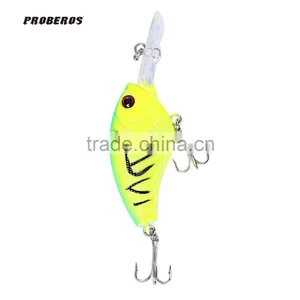 1pc Outdoor 9.5CM Fishing Lures Crank Bait Tackle Swim Bait With 3D Eyes Verisimilar Hard Bait thumbnail-1