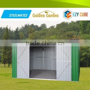 Green Galvanized Steel Sheet Decorative Storage Shed With Good Deisgn thumbnail-1