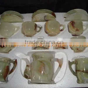 Buy Cheap NATURAL COLOR ONYX TEA SETS HANDICRAFTS thumbnail-5