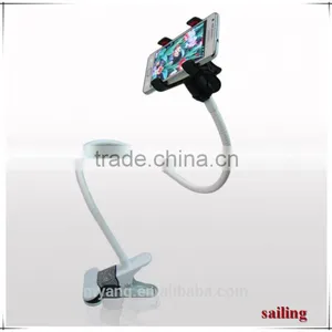 Wholesale 360 Degree Retractable Metal Long Neck ,Hand Free Lazy Bed Holder for Ipad,Tablet Holder Phone Clip for Table thumbnail-1