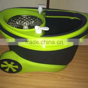 High Spindle Rotation Spin Mop With Wheels thumbnail-1