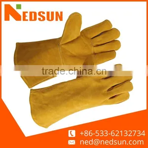 Welding Protective Safety Leather Glove for Workers thumbnail-1