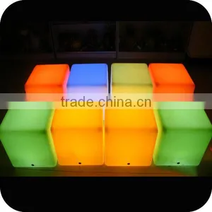 Waterproof Rechargeable Night Mood Lamp/ Color Changing Outdoor Cube Light thumbnail-1