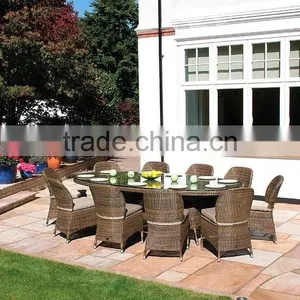 2017 Sigma UV Resistant Restaurant Plastic Rattan Glass and Chrome Dining Table and Chairs thumbnail-1