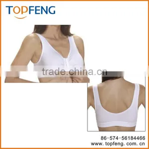 Cotton Comfort Bra/Cotton Bra/Comfort Bra/front Open Bra/front Zipper Bra thumbnail-1