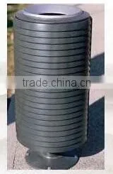 Outdoor Public Cast Iron Dustbin thumbnail-1