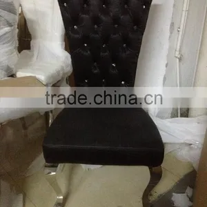 2014 New Professional Metal Dining Chair With pu Upholster or Fabric thumbnail-1