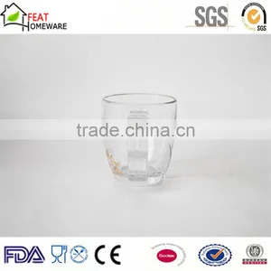 Good Quality Wholesale Double Wall Glass Coffee Tea Mug Cup thumbnail-2