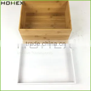 Bamboo Stackable Storage Box Storage Units Homex BSCI/Factory thumbnail-2