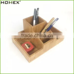 Tabletop Bamboo Storage Organizer/Office Desk Organizer/Homex_FSC/BSCI Factory thumbnail-1