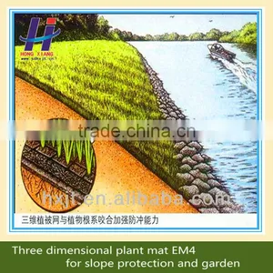Three Dimensional Plant Mat EM4 for Slope Protection and Garden thumbnail-1