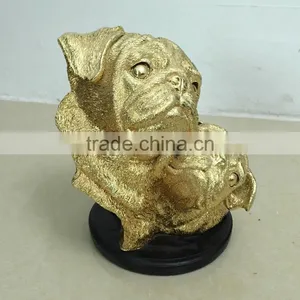 Polyresin Cute Dog Statue thumbnail-1