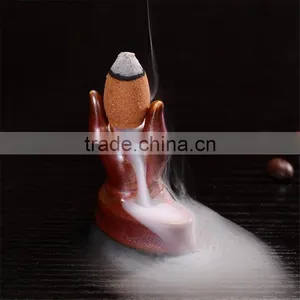 Buddhism Hand Backflow Incense Burner For Home Decor thumbnail-5