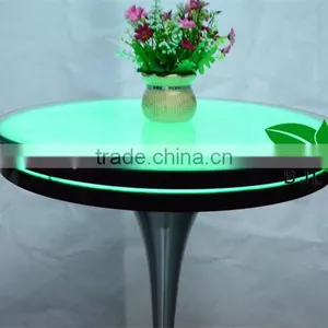 Lighted up Led Bar Table Cocktail Table for Party Event Use thumbnail-4