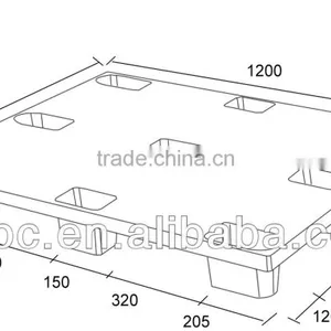 Standard Single Side Light Cheap Plastic Pallet thumbnail-3