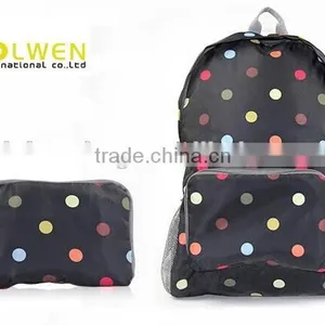 Colorful Polka Dots Folding School Bag thumbnail-1